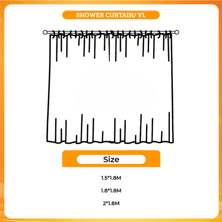 3D shower curtain - The Apothecary Diaries Merch